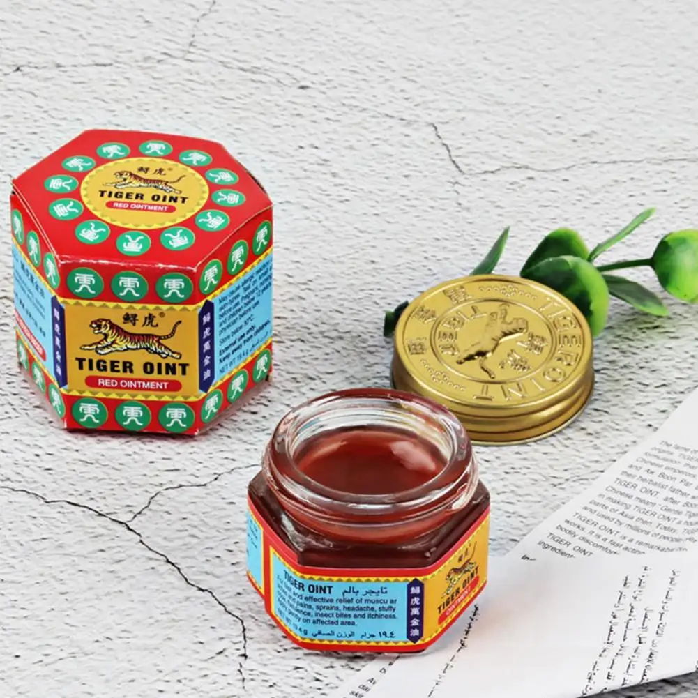 Red Tiger Balm Ointment Painkiller Ointment Muscle Pain Relief Ointment Soothe Itch Essential Balm Headache Dizziness Essential Red Tiger Balm Ointment Painkiller Ointment Muscle Pain Relief Ointment Soothe Itch Essential Balm Headache Dizziness Essential