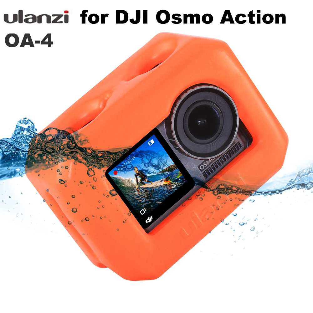 Ulanzi OA-4, защитный цветной водный плавучий чехол для DJI Osmo Action, аксессуары для экшн-камеры для плавания, Сноркелинга, сёрфинга