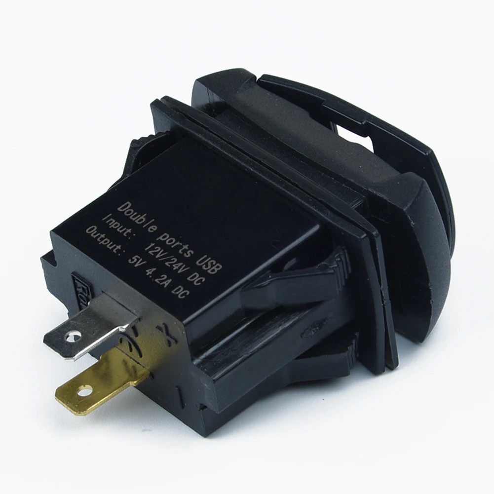 Синее автомобильное зарядное устройство с двумя usb портами для Polaris UTV RZR RZR4 XP 1000 900