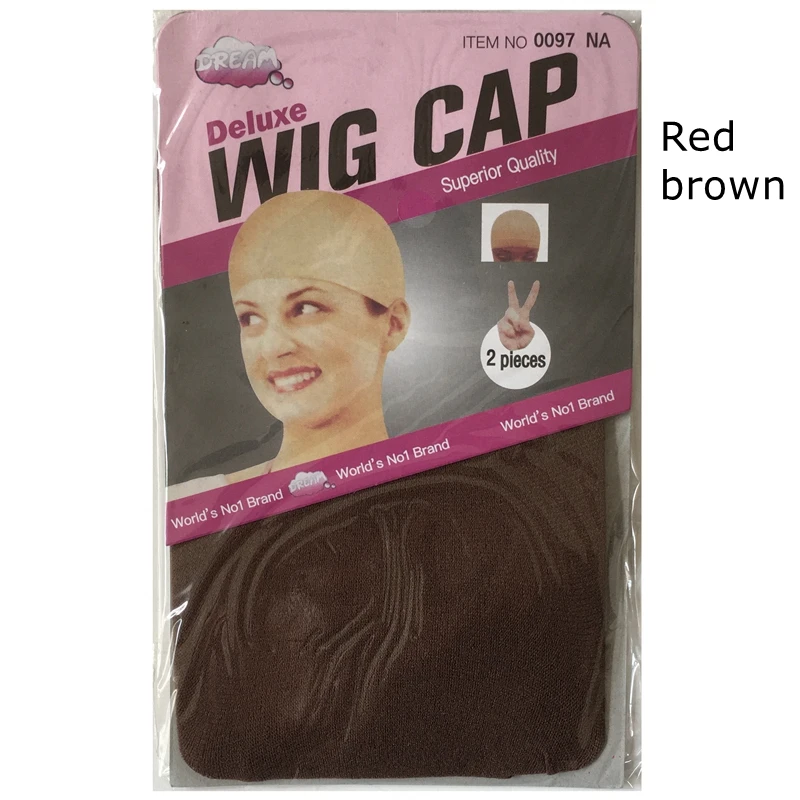 20 pieces (10 packs) Wig Cap Wig Nets Stretch Mesh Snood Hair Net Dark Beige Wig Caps