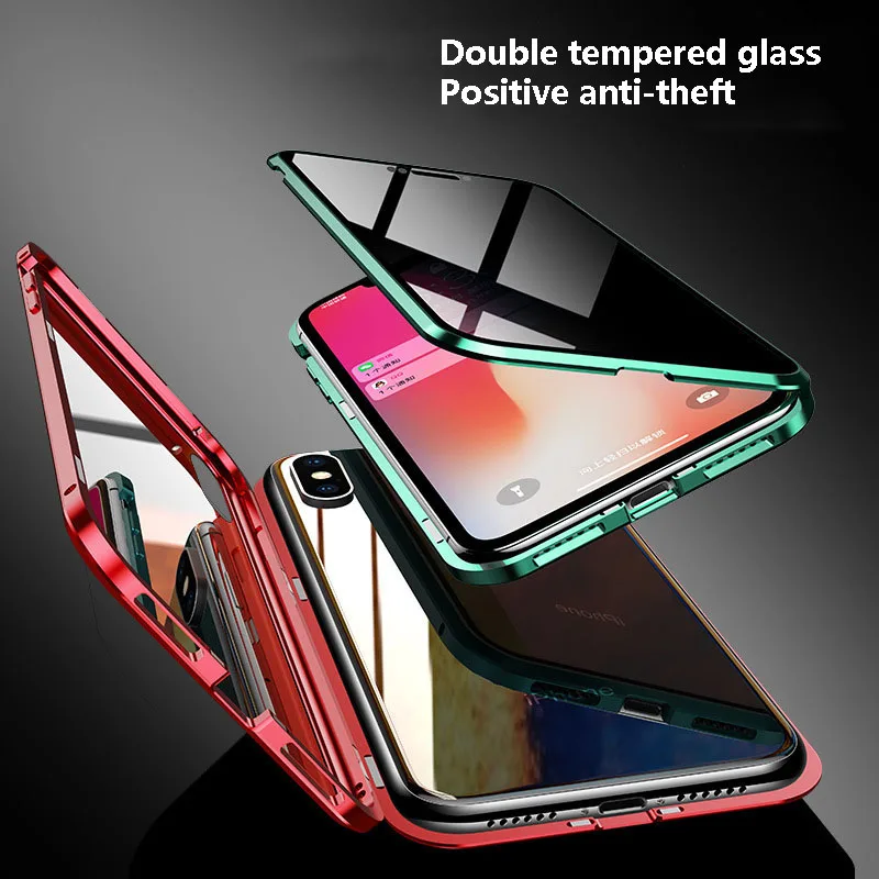 Магнитный чехол для iPhone 11 Pro Max Xs Xr X 8 7 6s 6 Plus, Магнитный чехол