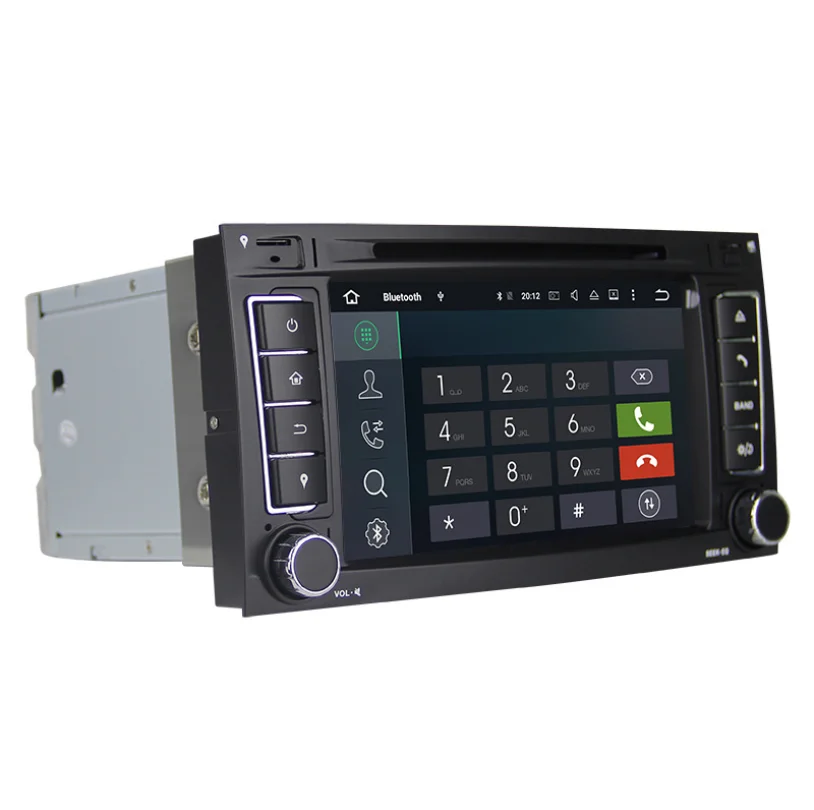 Sale 5pcs 1024X600 Android 7.1 Quad Core Car DVD GPS Radio for Volkswagen V W T ouareg Transporter Multivan  4G Stereo system 2