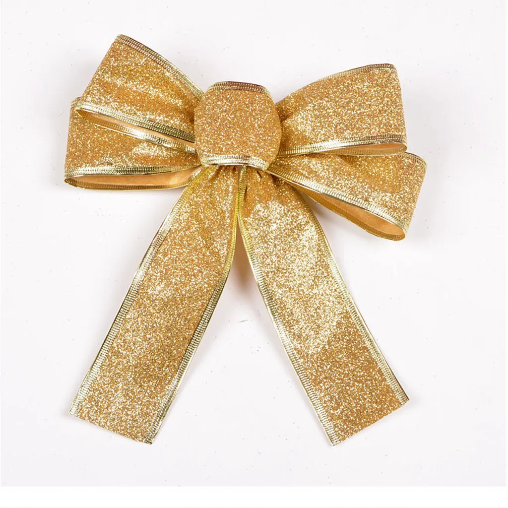 Christmas Tree Large Decoration Christmas Bow Tree Decoration 5 Colour christmas decoration for home ornament tree орнамент