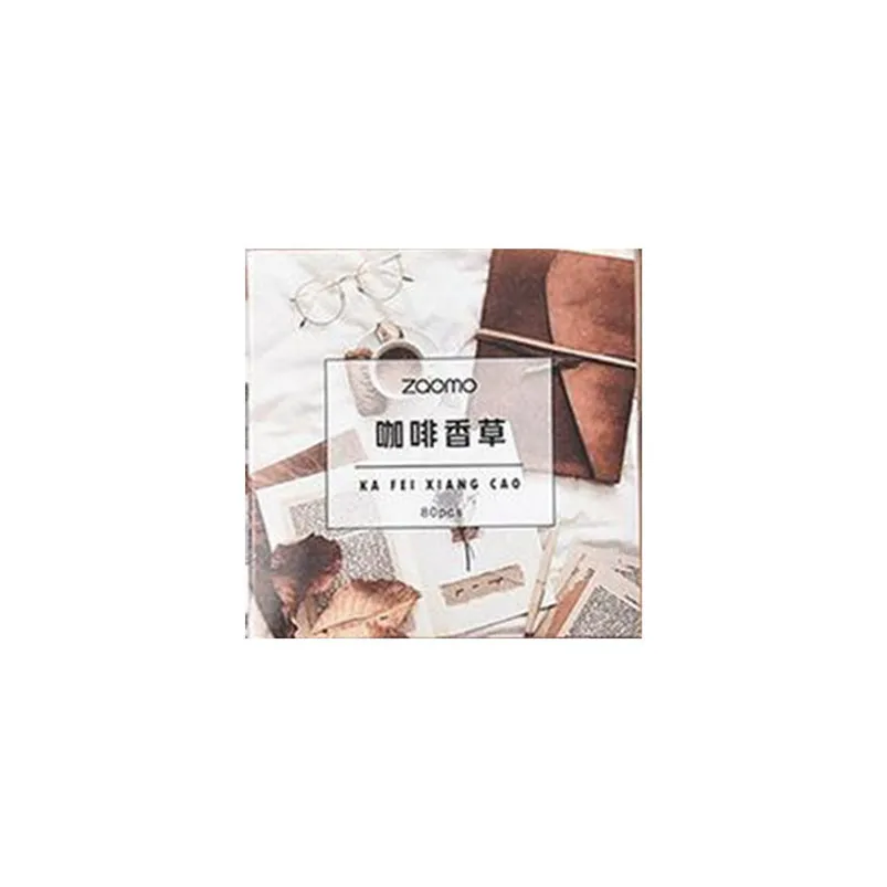 Boxed Paper Stickers 80 Card Stickers Hand Account DIY Daily Material Cartoon Stickers Muraux Pour Enfants Chambres 30NOV225