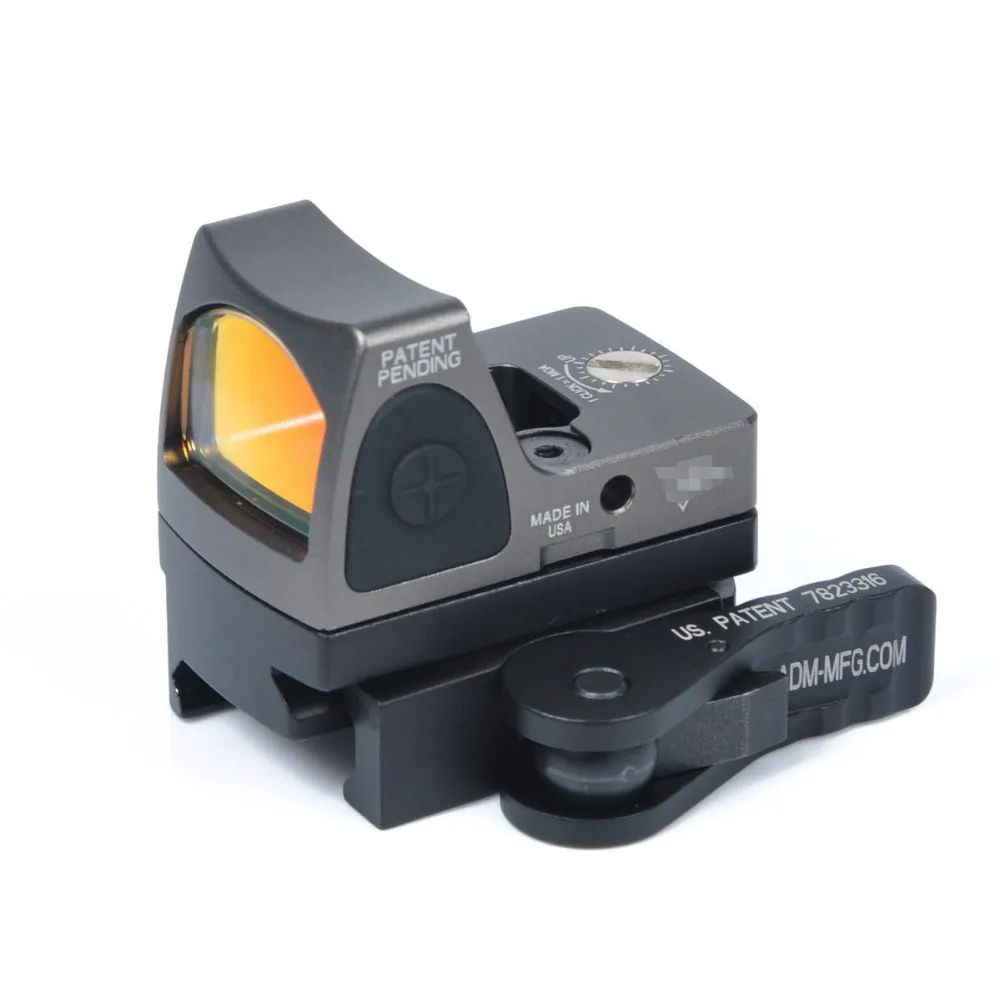 Trijicon RMR мини красный точка прицел с QD Авто замок стояк пластина подходит 20 мм Вивер планка Пикатинни для винтовки для охоты