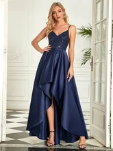 

Clearance Sale Plus Size Evening Dresses 2022 Chiffon A Line V Neck Split Elegant Formal Wedding Party Dress For Women