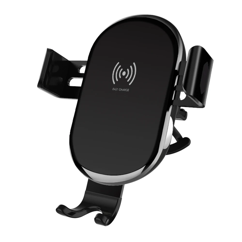 10W Fast Wireless Car Charger Intelligent Sensor Air Outlet Phone Holder Automatic Contraction Arm For Max Samsung S9