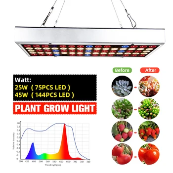 

25W/45W Grow-Light Phyto-Lamp Greenhouse Vegetable Seedling Plant Lighting IR UV Growing Phyto Lamp