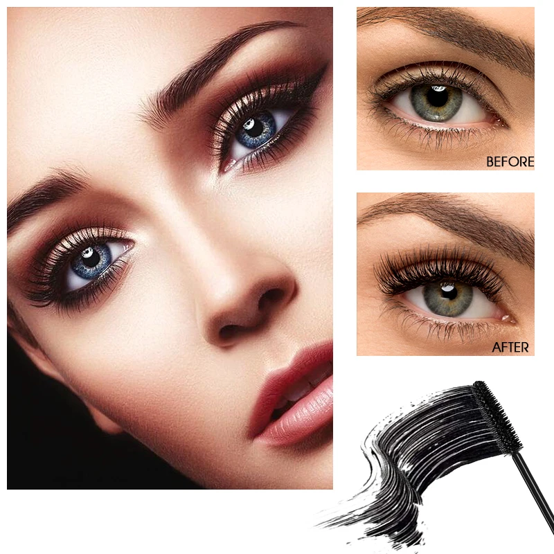 IMAGIC 2 шт/набор oog make-up set mode en hete 3D uitgebreide dikke curling mascara wenkbrauwpotlood make-up tools