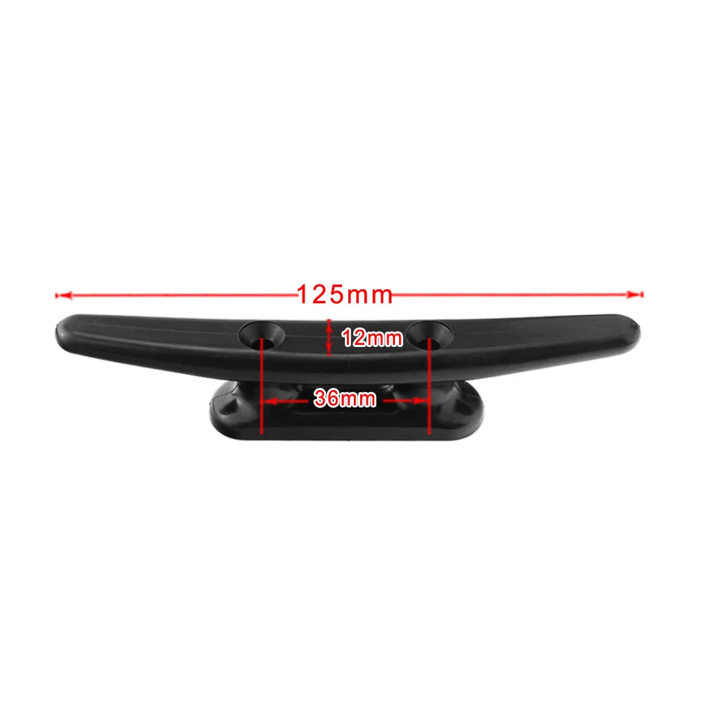 Black 125mm Nylon Mooring Cleat Dock Anchor Cleat for Yacht Kayaks Boats Black 125mm Nylon Mooring Cleat Dock Anchor Cleat for Yacht Kayaks Boats