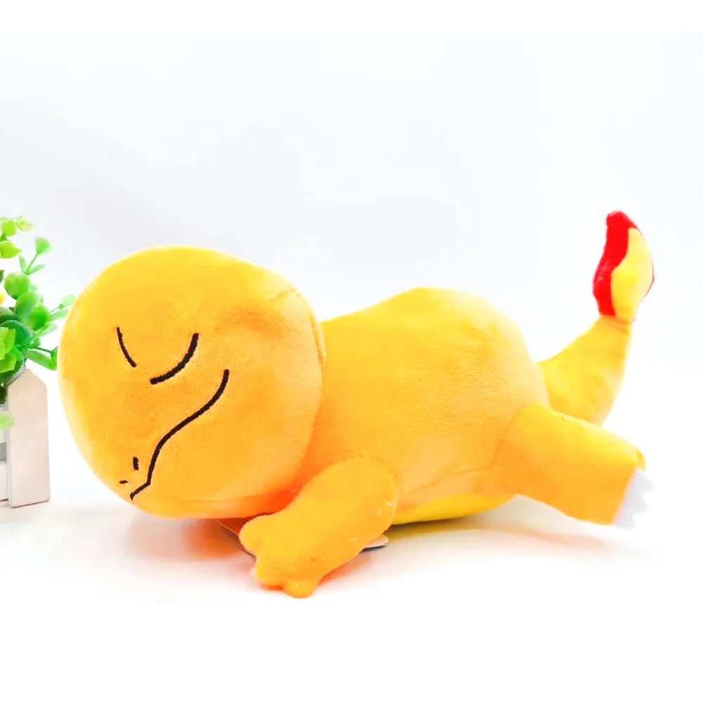 Takara Tomy Плюшевая Кукла Покемон Иви и Пикачу Squirtle Charmander Venusaur приобретенного во время игры Мягкие игрушки спальные животных, 20 см 9 шт./компл