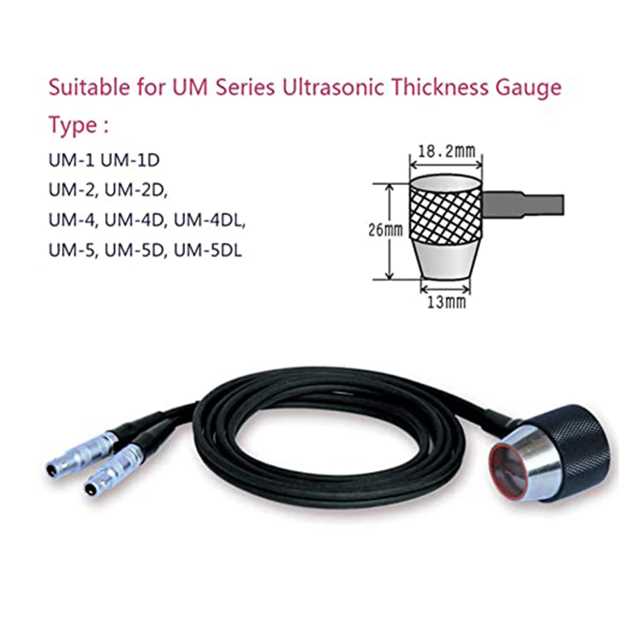 Ultrasonic Thickness Gauge Tester Meter For Metal Plastic Glass