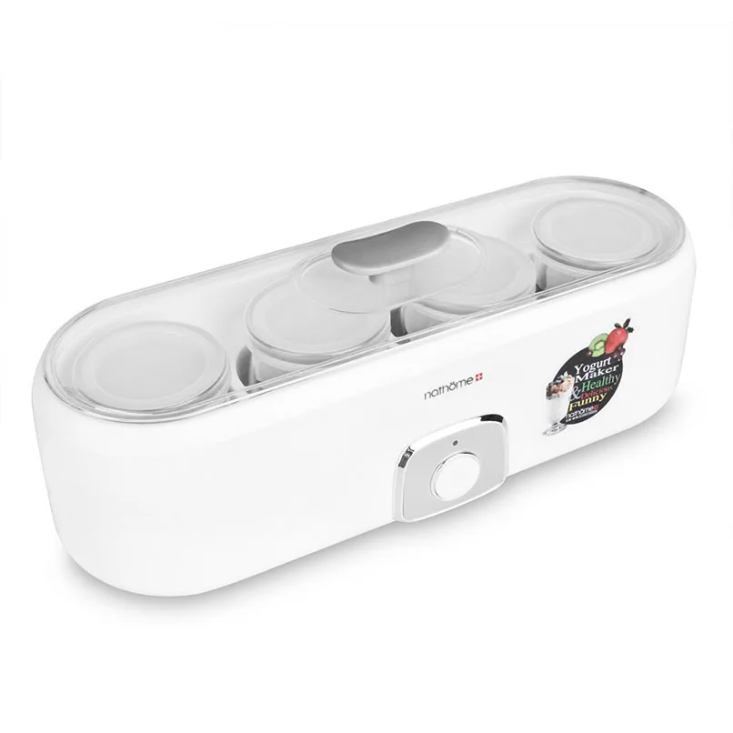 220V Electric Yogurt Maker with 4 Glass Ferment Jars Mini Automatic Yogurt Machine Household DIY Yogurt Tools Kitchen Appliance 3