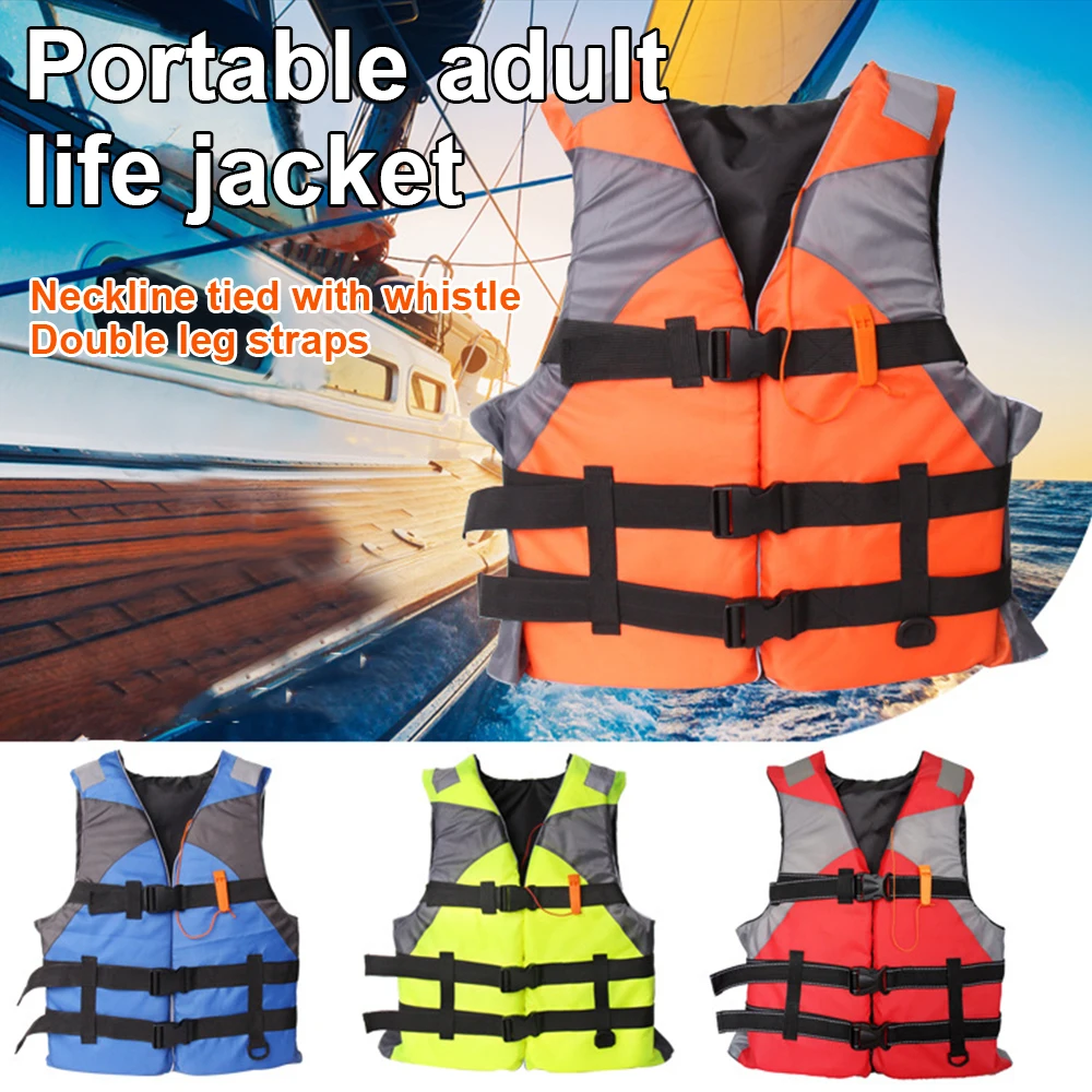 Adult Life Jacket Dive Swim Stick Oxford Cloth 75KG Portable Summer Breathable Belt Type Gifts Kids Light | Спорт и развлечения