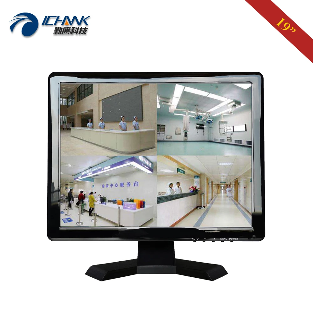 

ZB190JN-B4V1/19"inch 1280x1024 4:3 BNC Signal Four Split Screen Wall-hang Remote Control Security Monitoring Monitor LCD Display