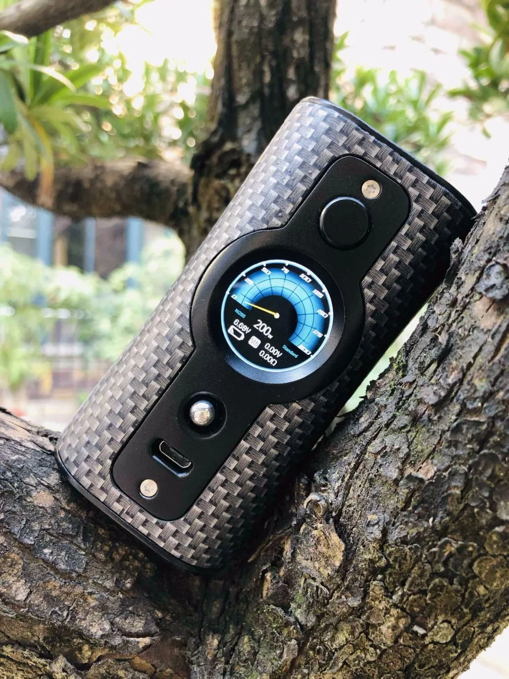 Vtacking VK530 Vape Mod 200 Вт TC Box Dual 18650 батарея граффити электронные сигареты испаритель VS