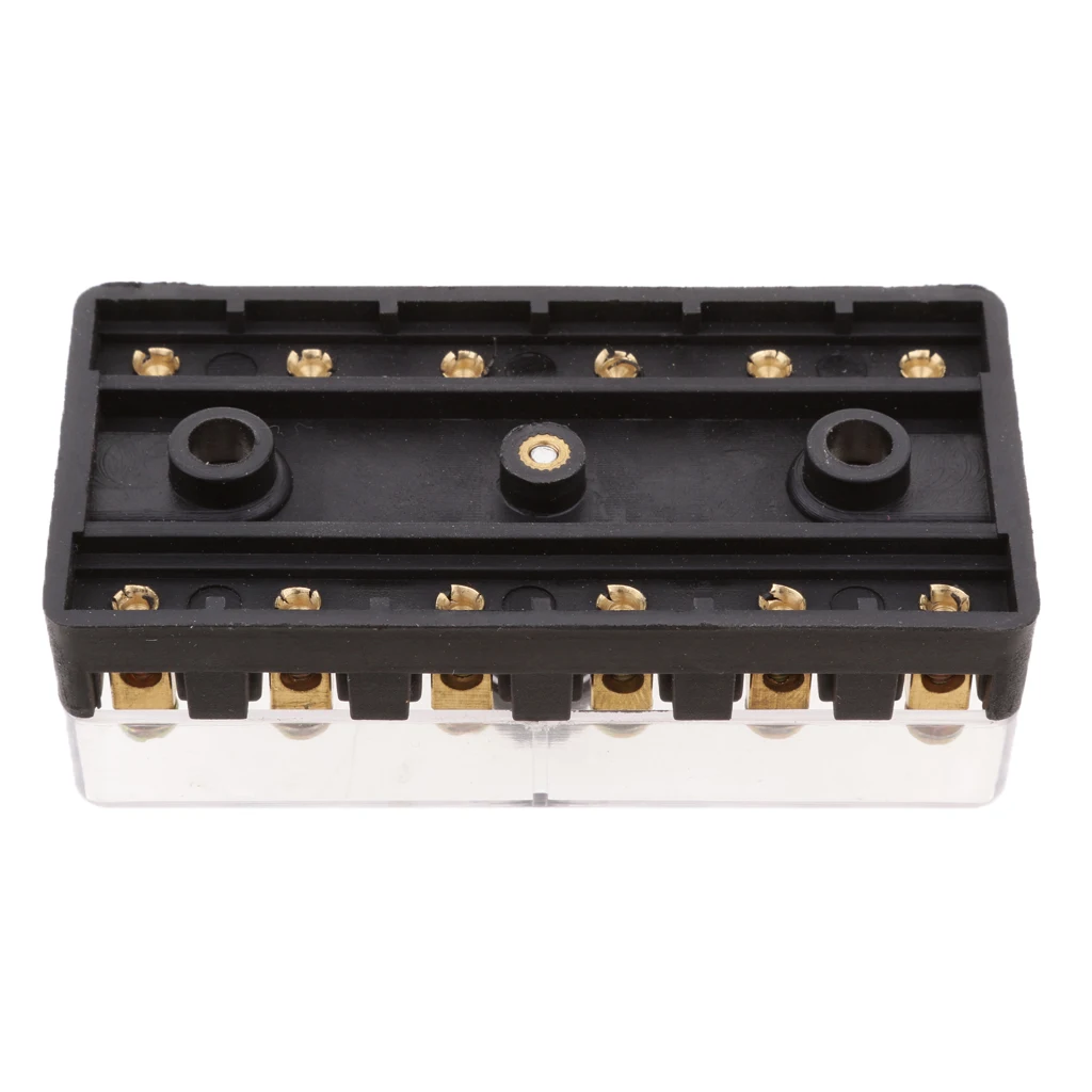 Universal 6 Way GBC Fuse Fuse Box Screw Down Fuse  For Car Truck