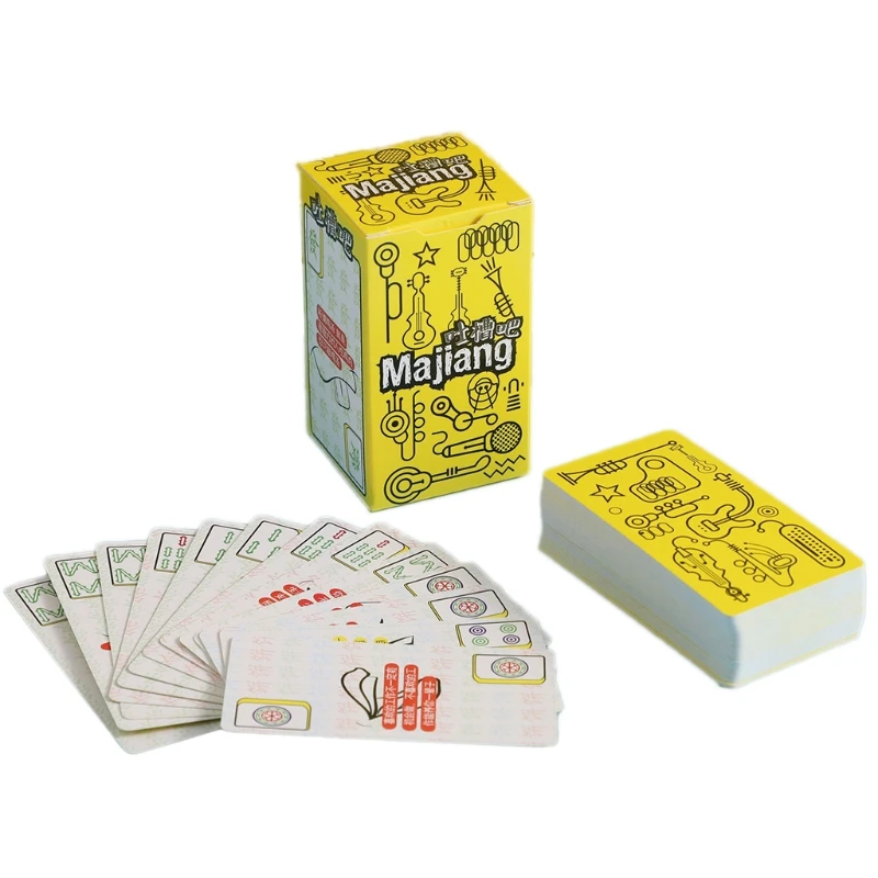 Карточка для игры в покер забавном стиле легкая карточка Маджонга любителей