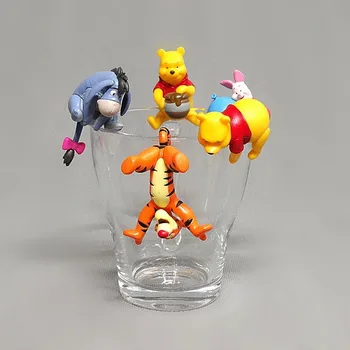 

Disney Doll Pooh Bear Edward Pooh Mr Sanders Piglet Roo Tigger Eeyore Rabbit Robin Doll DIY Key Chain Kids Gift