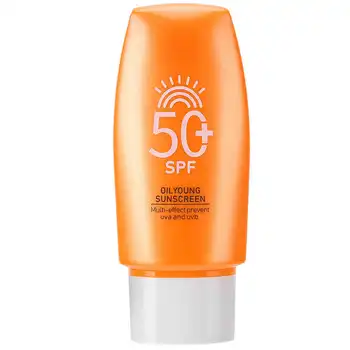 

Spf50+ Sunscreen Cream, Refreshing Moisturizing Sunblock, with 3 mins Film Formation & 12.5h Long Lasting Effect &