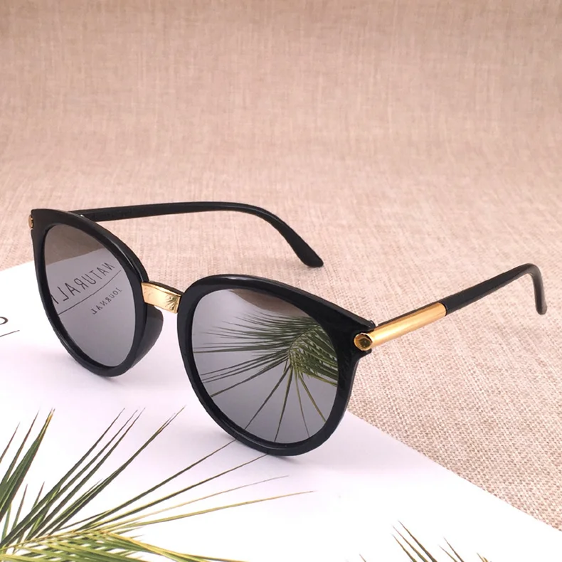 Classic Round Vintage Sunglasses Women Fashion Brand Design Mirror Sun Glasses Female Shades Retro Gafas