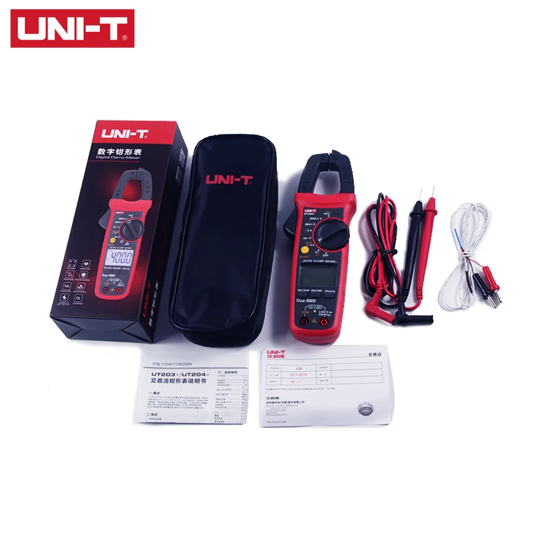 Цифровой токометр UT201 +/UT202 +/UT203 +/ut204 Plus/UT202A + 400 600A автоматический RMS мультиметр
