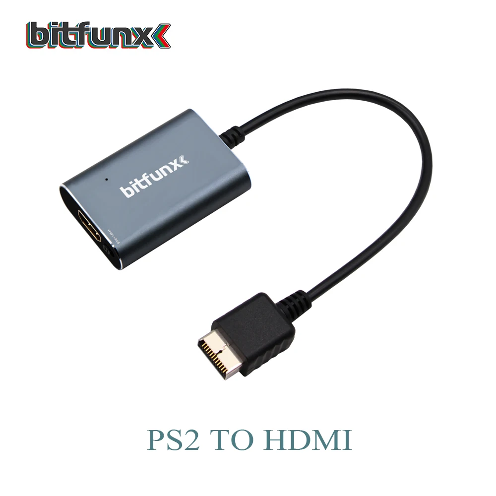 Bitfunx HDMI конвертер/адаптер для Sony PS2 в современный телевизор лучшее качество