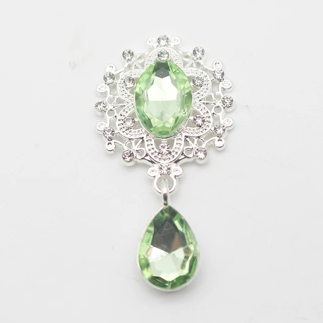 Elegant Crystal Brooch Set - Fashionable Wedding & Holiday Decorations