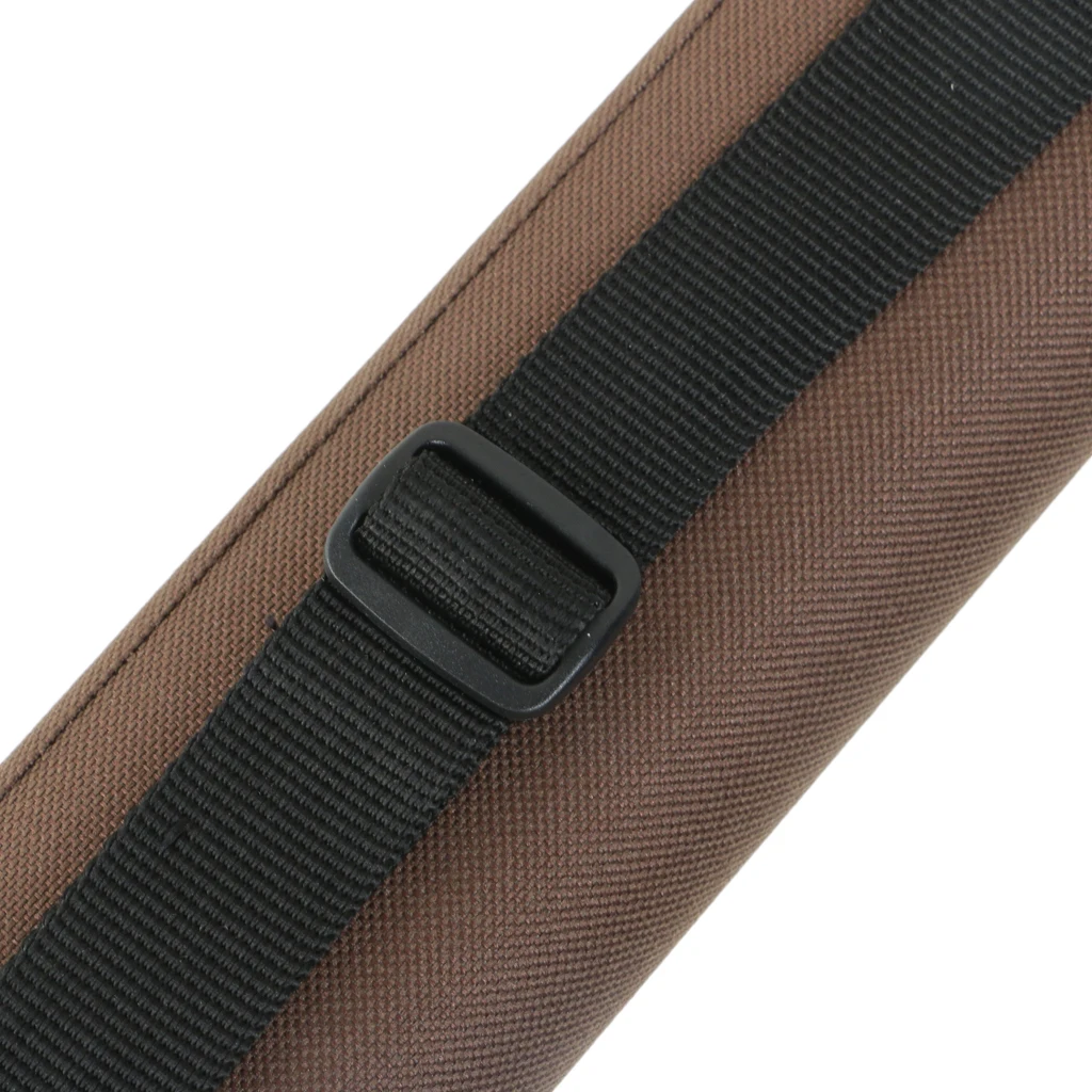 1 Piece Fly Fishing Rod Tube Triangle Rod Tube Storage Case Holder with Carry Strap 