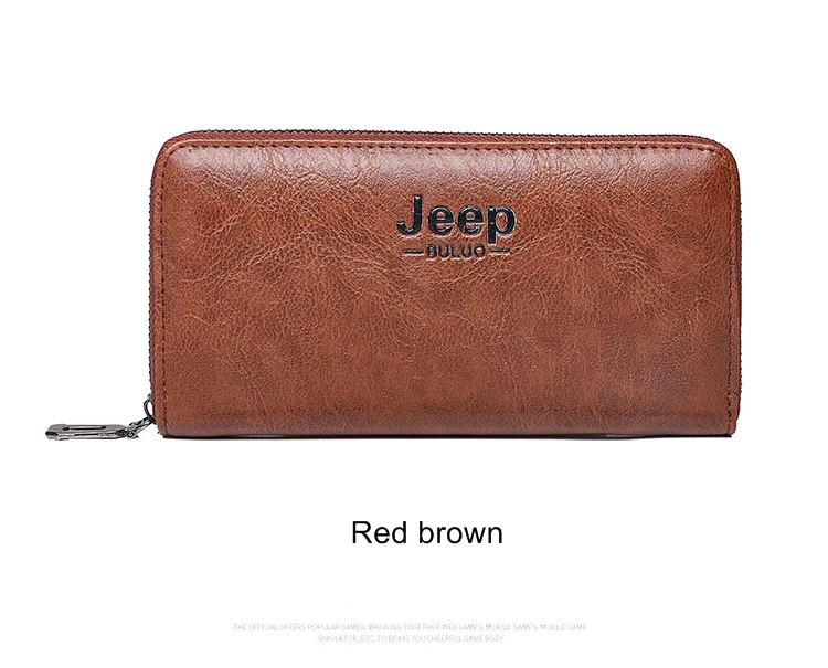 Male hand bag new men long purse single zipper pu handbag large capacity recreation mobile phone bag