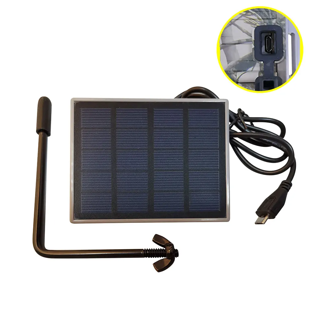  Boly 08 w panel solar con micro USB a juego mini cámaras de caza BG310 BG310-M juego de Vida Silves