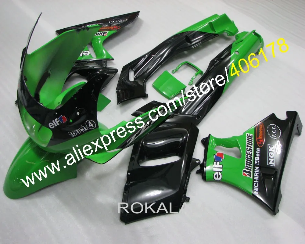 Комплект обтекателей для Kawasaki ZZR400 93-03 ZZR 400 1993-2003 пластиковые корпуса из