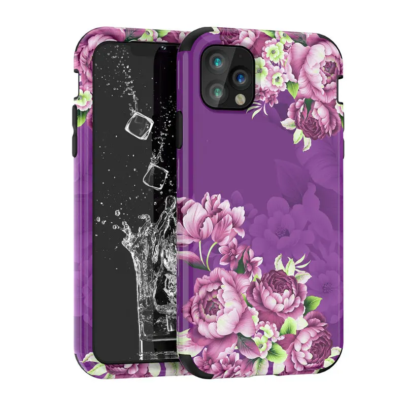Ударопрочный чехол для нового iPhone 11 iPhone 11Pro Max роскошный чехол 3 в 1 Твердый чехол Etui для iPhone 11 Pro максимальный чехол iPhone11 Coque