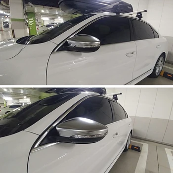 

Matt Chrome Mirror Cover Rearview Side Mirror Cap Housing For VW Passat B7 CC Jetta MK6 Beetle