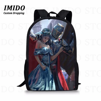 

IMIDO Ghost Blade Fashion Women Backpack kids Backpacks For Teenager Girls Capacity Students School Book Bag Mochila Mujer 2019