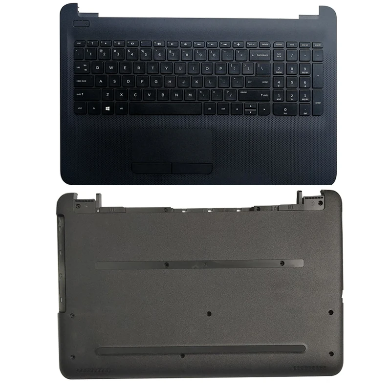 Новая ЖК-задняя крышка для ноутбука/передняя рамка/ЖК-петли/Упор для рук/нижний чехол для hp 250 255 256 G4 15-AC 15-AF 900263-001 813925-001 - Цвет: CD With keyboard