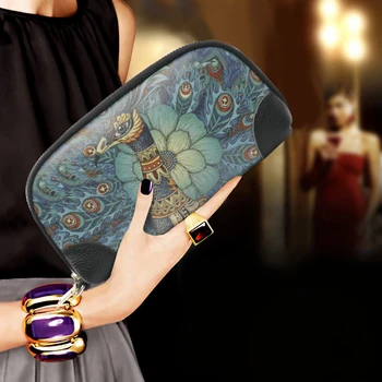 

Ladies clutch bag casual small handbag large capacity fashion cartoon hand bag big mobile phone bag women wallets