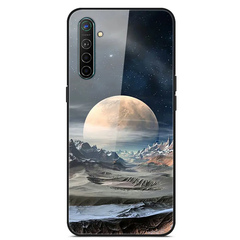 23 Закаленное Стекло чехол для OPPO Realme XT Чехол Жесткий PC Красочный чехол для OPPO Realme X2 X 2 XT бампер чехол для телефона RealmeX2 X2Pro - Цвет: 23
