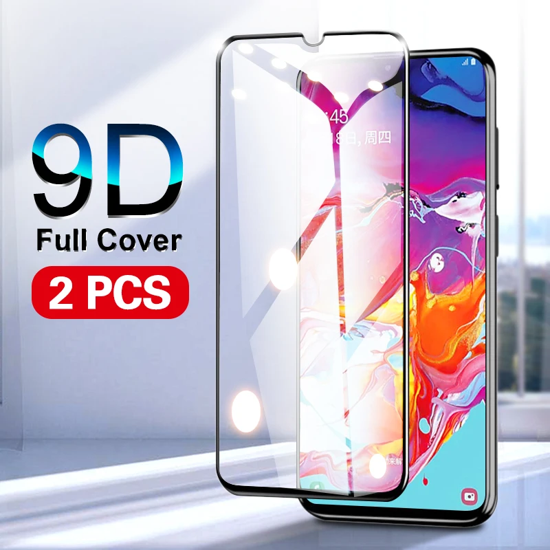 2 шт. 9D закаленное Стекло для samsung Galaxy A60 A50 A40s A40 A30 A20E A20 A10 Экран протектор Стекло для samsung A90 A80 A70 Стекло