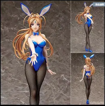 

NEW FREEing B-STYLE my Goddess! Belldandy 1/4 Bunny Sexy Girl PVC Action Figure model Toy Anime Adult Collection Doll Gift