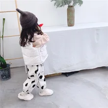 Детская одежда; сезон осень-зима; стиль для девочек; корейский стиль; da bo dian INS; бархатные шаровары; 19639