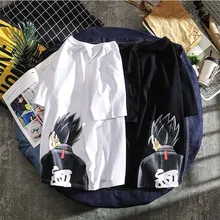 Dragon ball z футболка для мужчин мультфильм футболка Goku хлопок harajuku японского Футболки Уличная Мужская Аниме, детская одежда, одежда в подарок для детей