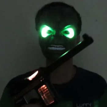 

New LED Glowing Superhero Mask for Kid & Adult Avengers Movies Hulk Mask Halloween Masquerade Cosplay Costume Props