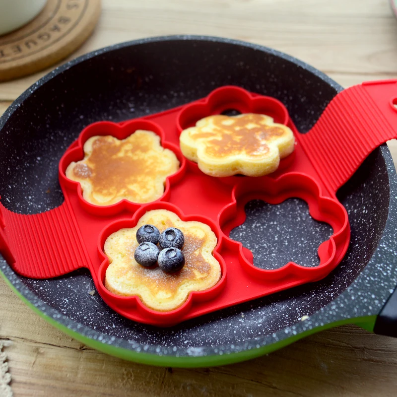 1Pcs Silicone Non Stick Fantastic Egg Pancake Maker Ring Kitchen Baking Omelet Moulds Flip cooker Mold | Дом и сад