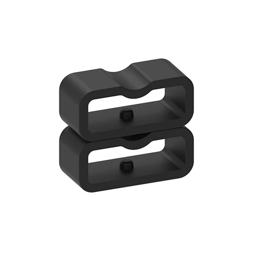 ECSEM силиконовая резиновая петля для Garmin vivofit 3/4/JR2/vivosmart 3 Смарт-часы Хранитель Сменное беззубное кольцо - Цвет: 2 pieces