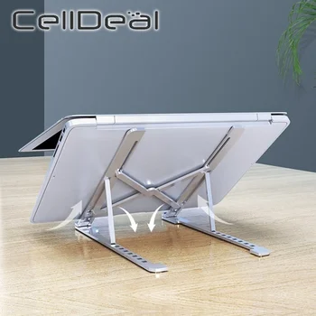 

Laptop Stand Foldable Adjustable Tablet Holders Aluminum Alloy Universal Travel Mini Ventilated Notebook Stand for Notebook