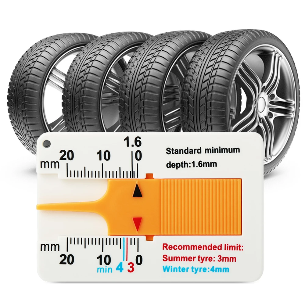 New Arrival 1pcs Tyre Tread Depth Gauge Car Motorcycle Trailer Van Wheel Measure Tool High Quality Car Tax Disc Holders Aliexpress