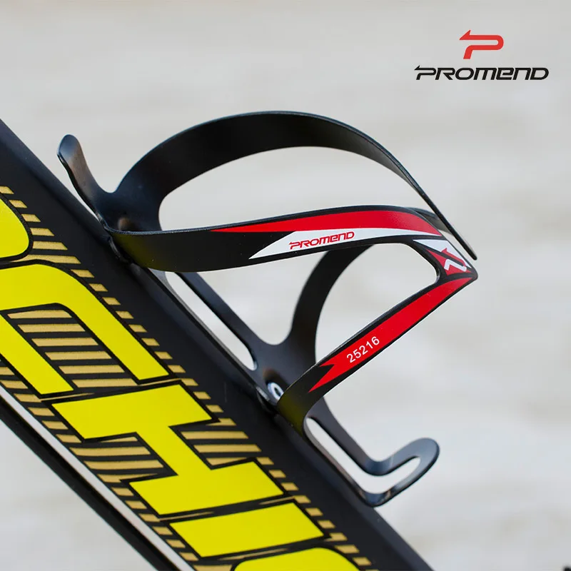 

ProMend Bicycle Water Bottle Cage Lightweight Aluminium Alloy Cup Holder Road Bike Riding Equipment Mountain Bike Accessories