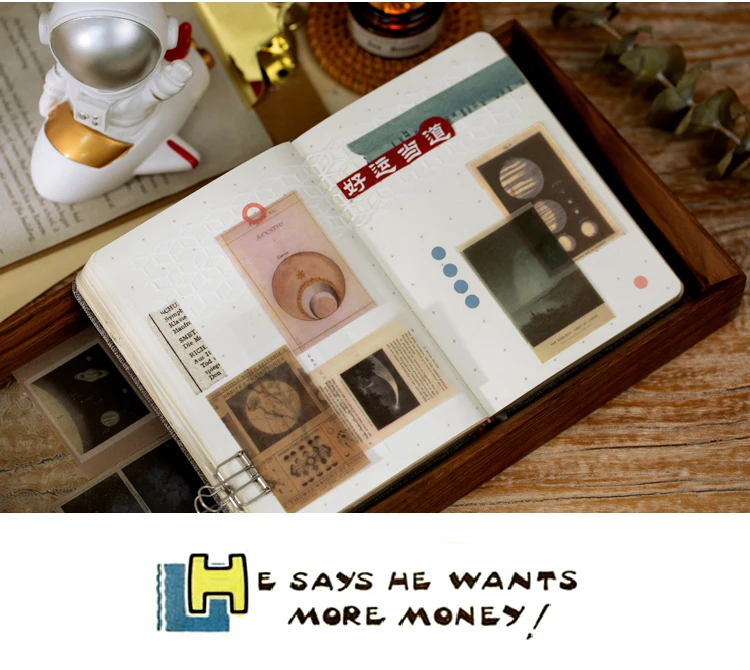 Mr.paper 12 Design Memo Pad Loose Leaf Retro Style Medieval Box Writing Label Office Accessory Stationery School Supplie Mr.paper 12 Design Memo Pad Loose Leaf Retro Style Medieval Box Writing Label Office Accessory Stationery School Supplie