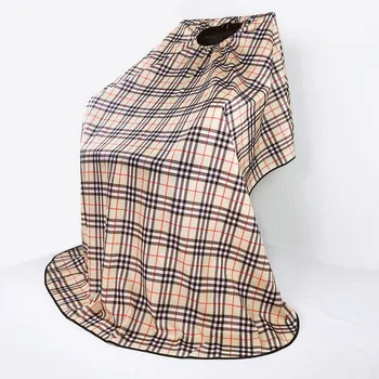 

2020 New adult Haircut Hairdressing Barber capes Cloth Lattic Pattern Apron Polyester Cape Hair Styling Design Salon Barber Gown